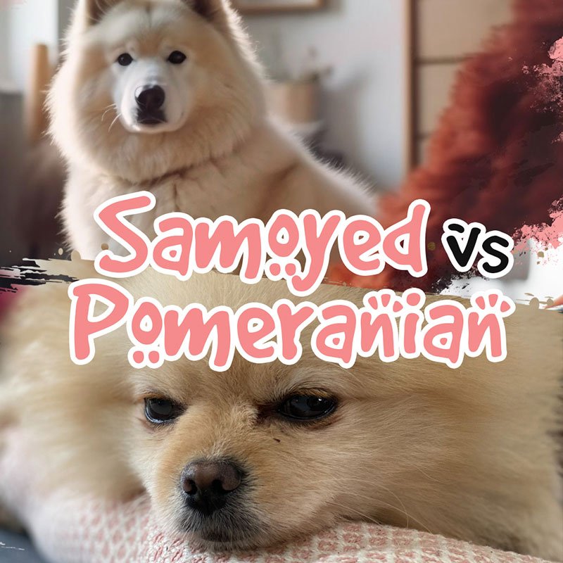 Samoyed vs Pomeranian